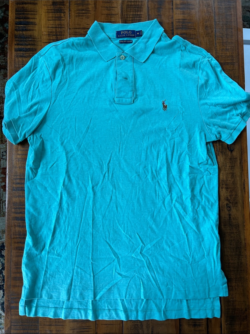 Polo by Ralph Lauren Men’s Polo Shirt - Aqua/Turquoise